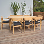 Load image into Gallery viewer, Weston 9pc Teak Dining Setting