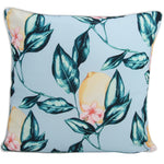 Load image into Gallery viewer, Wild Lemon Blue 45x45cm Outdoor Cushion
