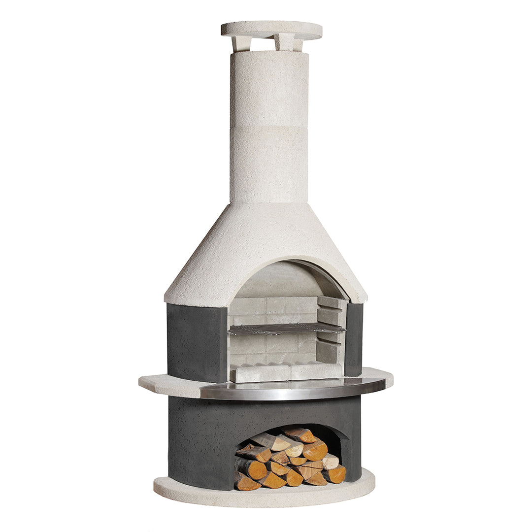 Buschbeck Rondo Fireplace and Pizza Oven - Grey