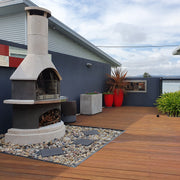 Buschbeck Rondo Fireplace and Pizza Oven - Grey