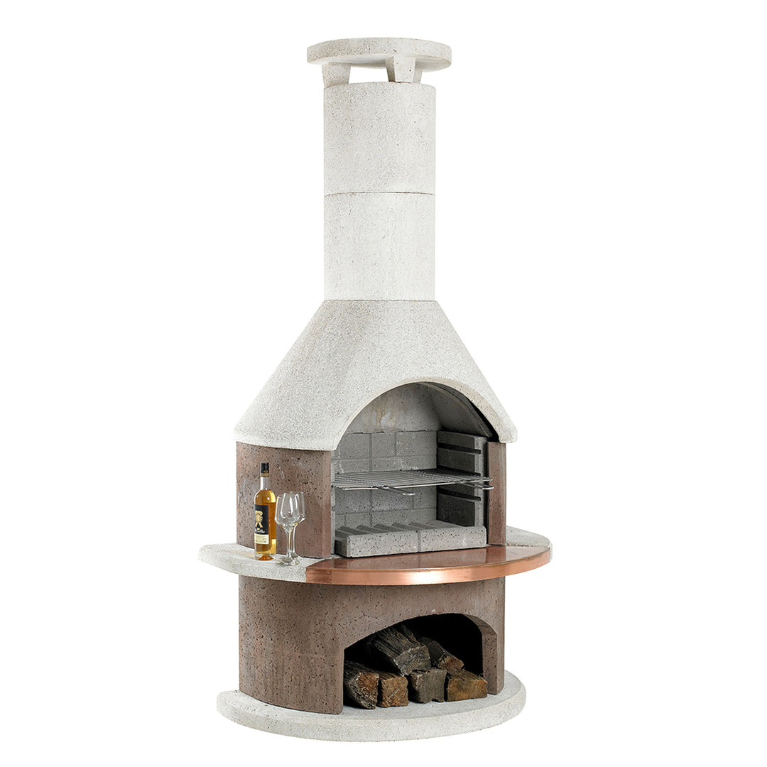 Buschbeck Rondo Fireplace and Pizza Oven - Mocha