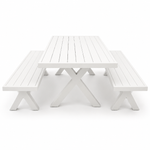 Load image into Gallery viewer, Ravenne 3pc Dining Setting - White
