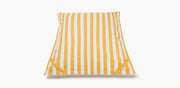 Lazy Days Yellow + White Stripe Floating Beanbag