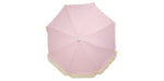Load image into Gallery viewer, Dusty Pink and White Stripe Beach Umbrella
