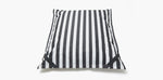 Load image into Gallery viewer, Lazy Days Black + White Stripe Floating Beanbag
