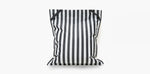 Load image into Gallery viewer, Lazy Days Black + White Stripe Floating Beanbag
