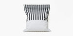 Load image into Gallery viewer, Lazy Days Black + White Stripe Floating Beanbag

