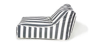 Chill Out Black + White Stripe Outdoor Beanbag