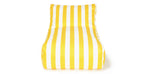 Load image into Gallery viewer, Chill Out Yellow + White Stripe Outdoor Beanbag
