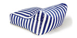 Load image into Gallery viewer, Hang Out Blue + White Stripe Outdoor Beanbag

