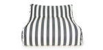 Load image into Gallery viewer, Hang Out Charcoal + White Stripe Outdoor Beanbag
