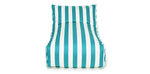 Load image into Gallery viewer, Chill Out Turquoise + White Stripe Outdoor Beanbag
