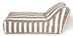 Load image into Gallery viewer, Laid Back Taupe + White Outdoor Beanbag

