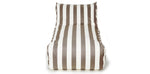 Load image into Gallery viewer, Laid Back Taupe + White Outdoor Beanbag
