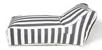 Load image into Gallery viewer, Laid Back Charcoal + White Outdoor Beanbag
