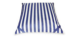 Load image into Gallery viewer, Lazy Days Blue + White Floating Beanbag
