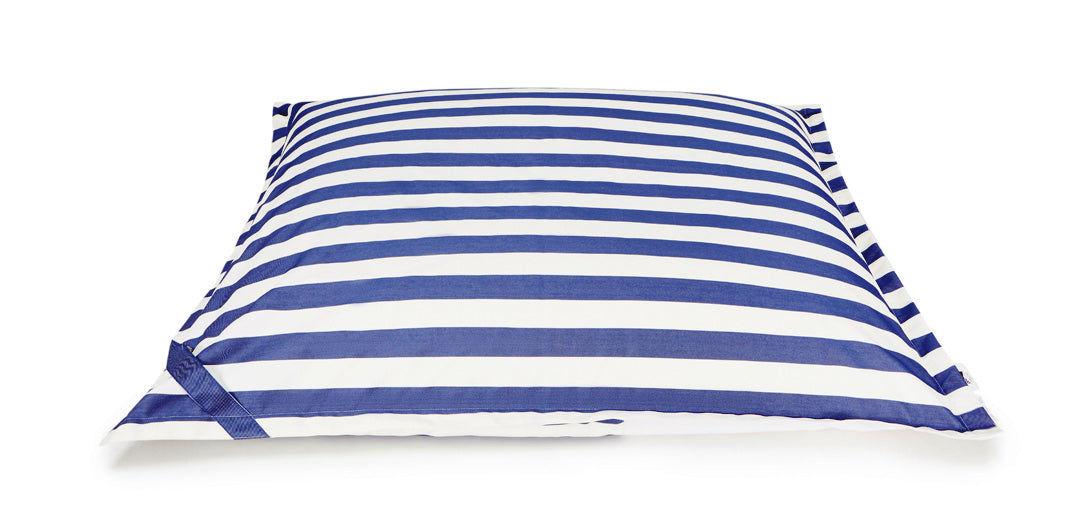 Lazy Days Blue + White Floating Beanbag