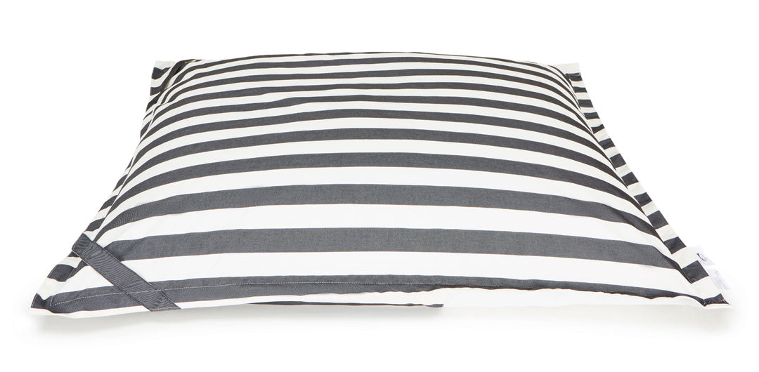 Lazy Days Charcoal + White Floating Beanbag