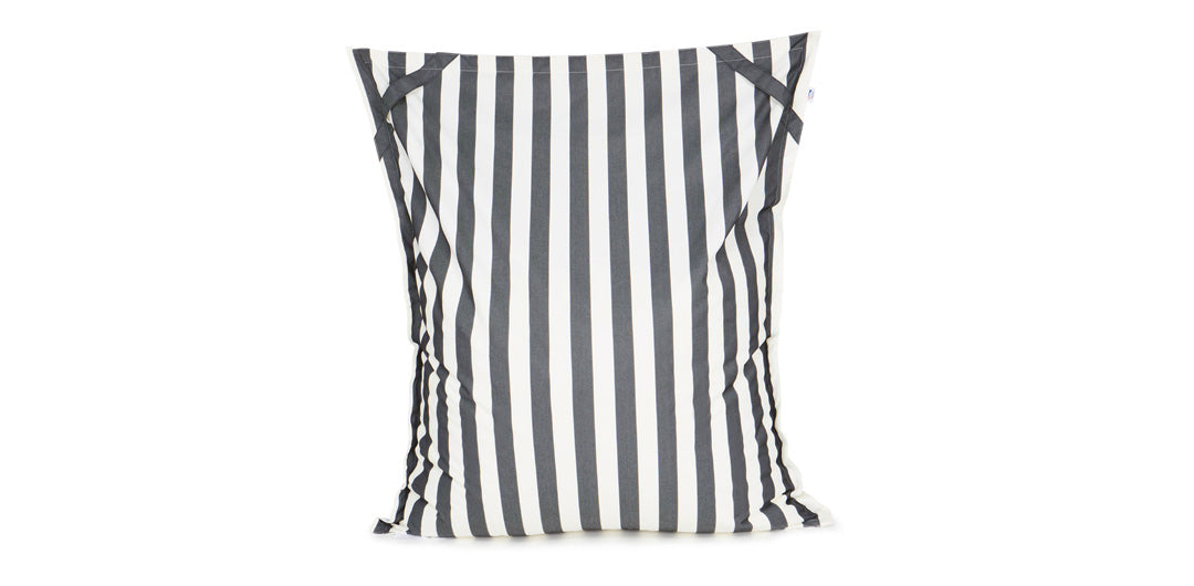 Lazy Days Charcoal + White Floating Beanbag