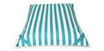 Load image into Gallery viewer, Lazy Days Turquoise + White Floating Beanbag
