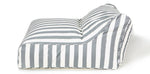 Load image into Gallery viewer, Hang Out Grey + White Outdoor Beanbag
