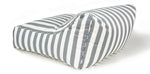 Load image into Gallery viewer, Hang Out Grey + White Outdoor Beanbag
