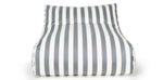 Load image into Gallery viewer, Hang Out Grey + White Outdoor Beanbag
