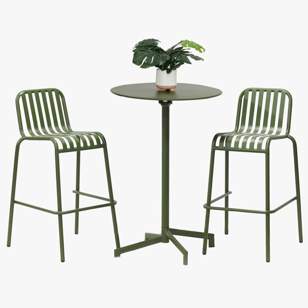 Bistro 3pc Bar Setting - Green