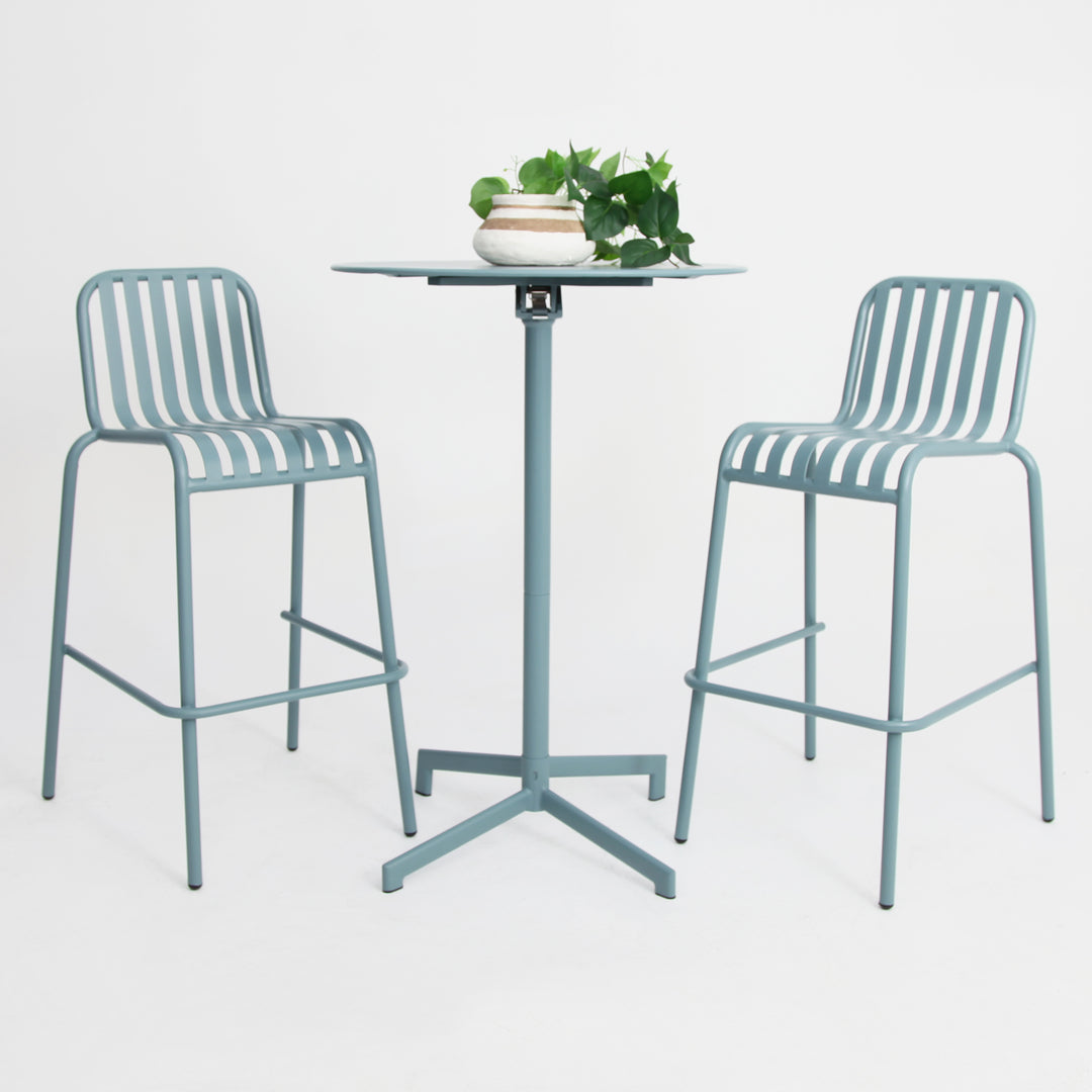 Bistro 3pc Bar Setting - Blue