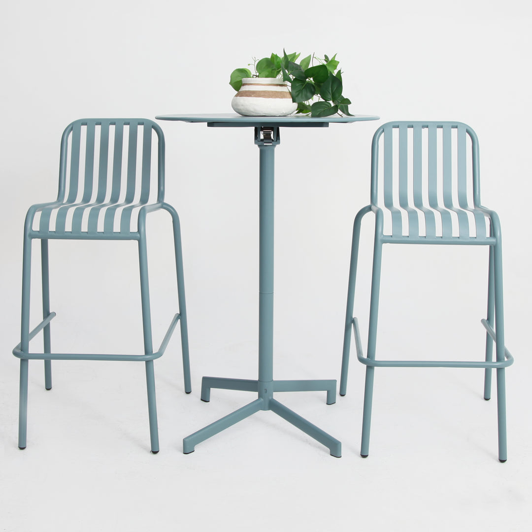 Bistro 3pc Bar Setting - Blue