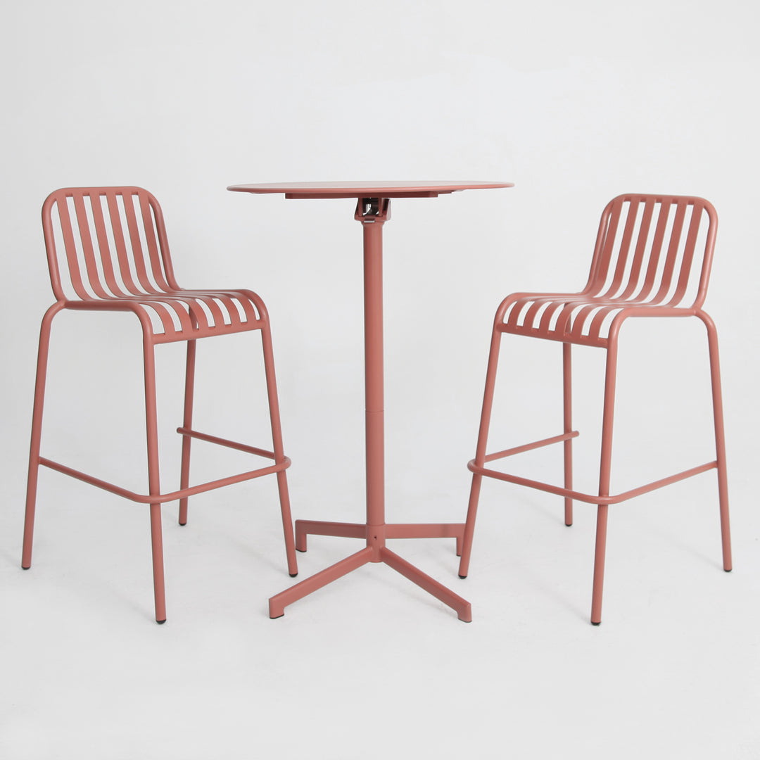 Bistro 3pc Bar Setting - Peach