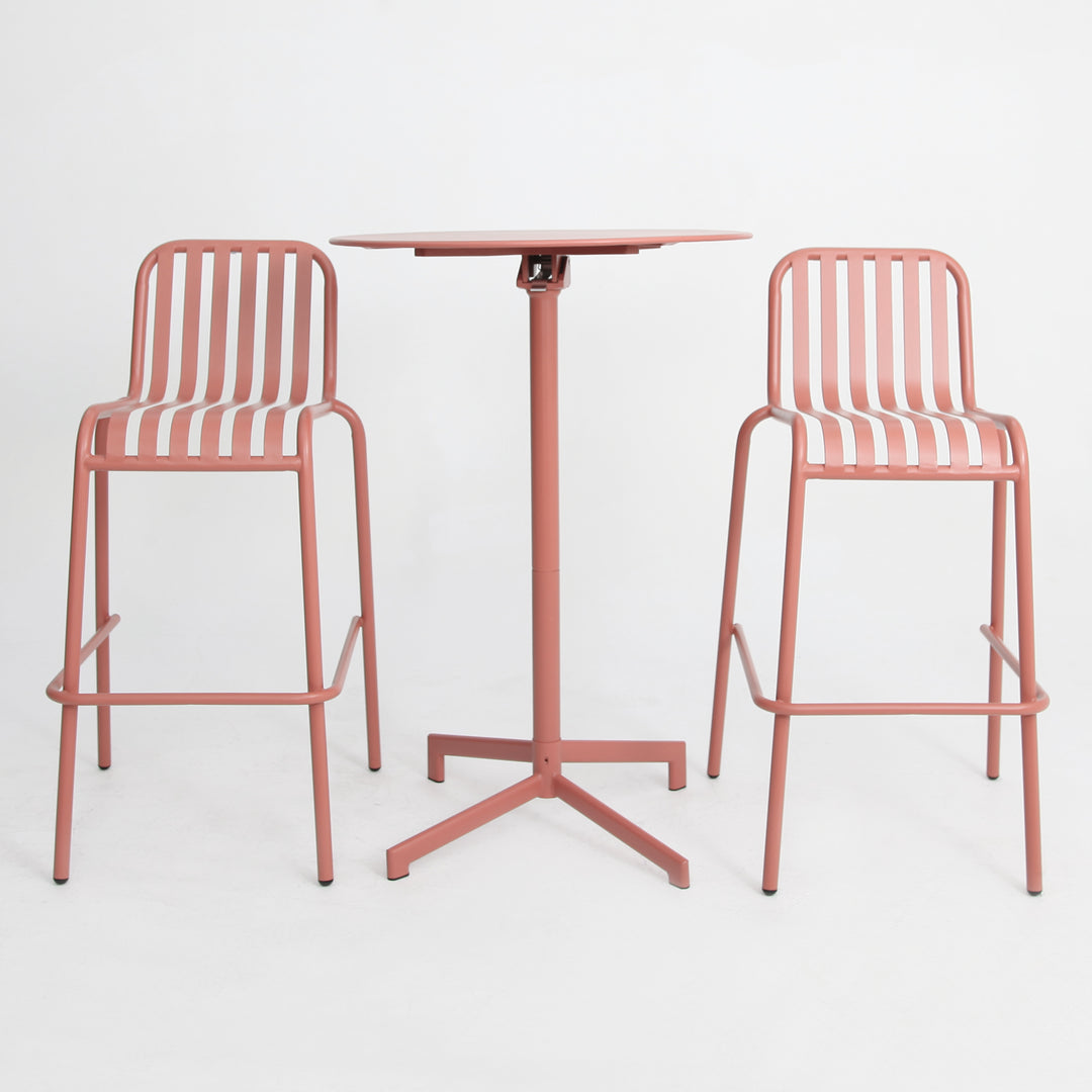 Bistro 3pc Bar Setting - Peach