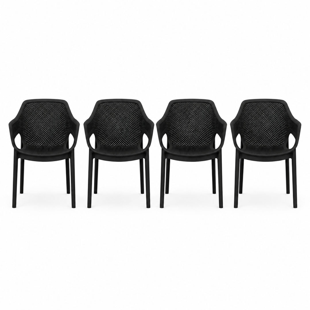Calhoun Dining Chair Set of 4 - Black