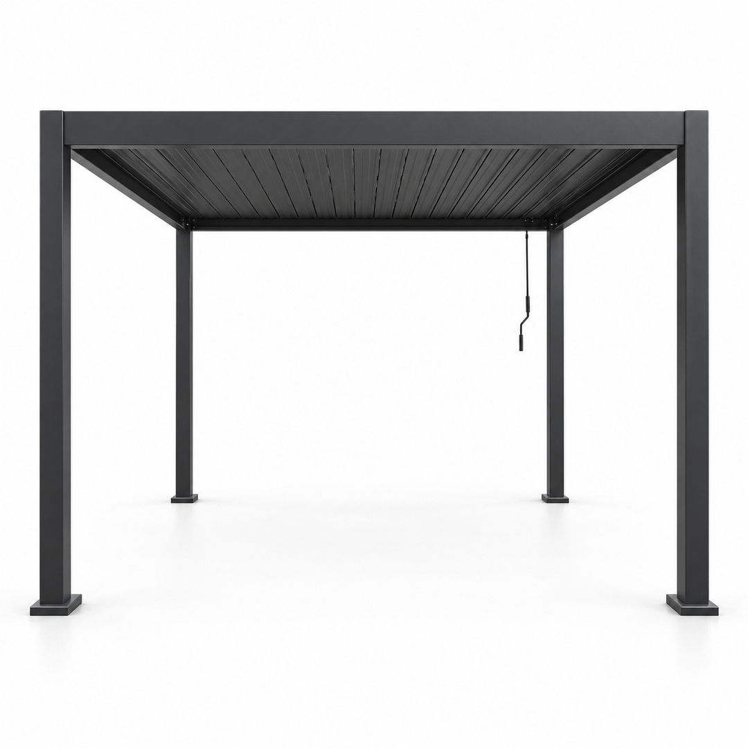 3x3 Aluminium Pergola Grey
