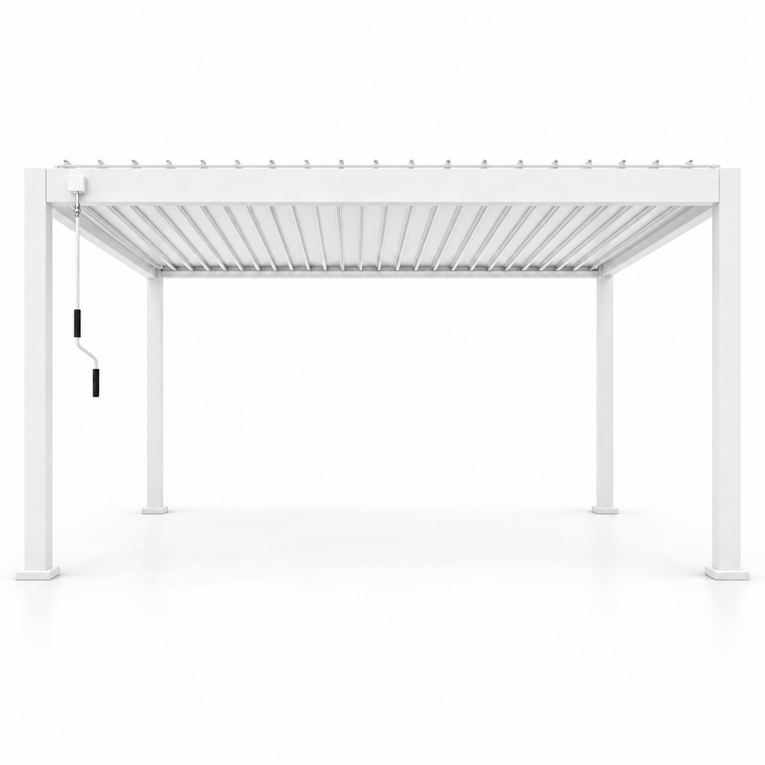 4x3 Aluminium Pergola White