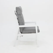 Athens Reclining Dining Chair - White