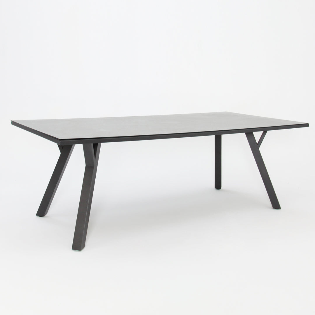 Athena Queensville 7pc Dining Setting - Gunmetal