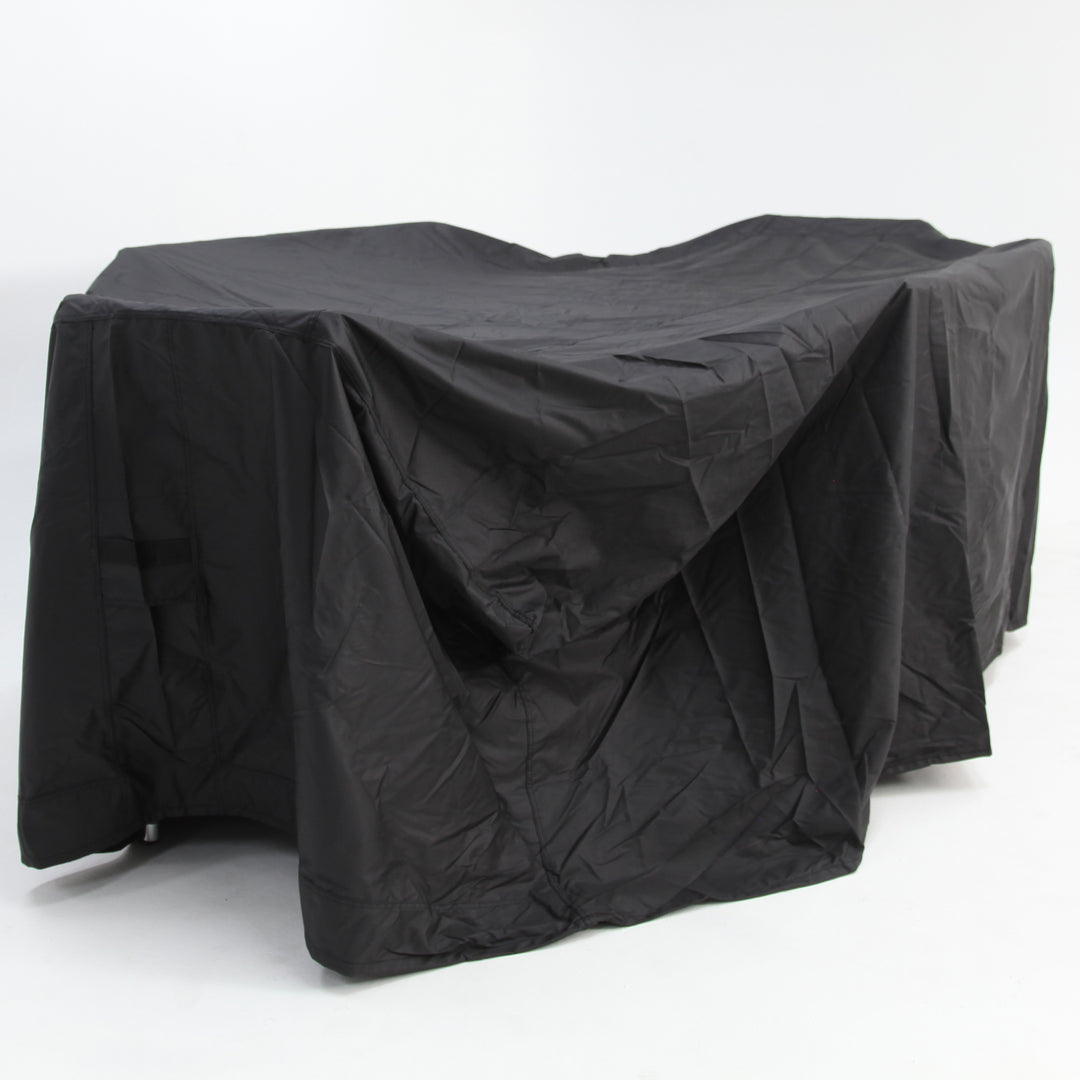 Odie Home Large Rectangular Cover 7pc Dining - Black