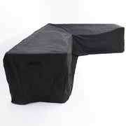 Odie Home Premium Large L-Shape Long Left Side Lounge Cover - Black