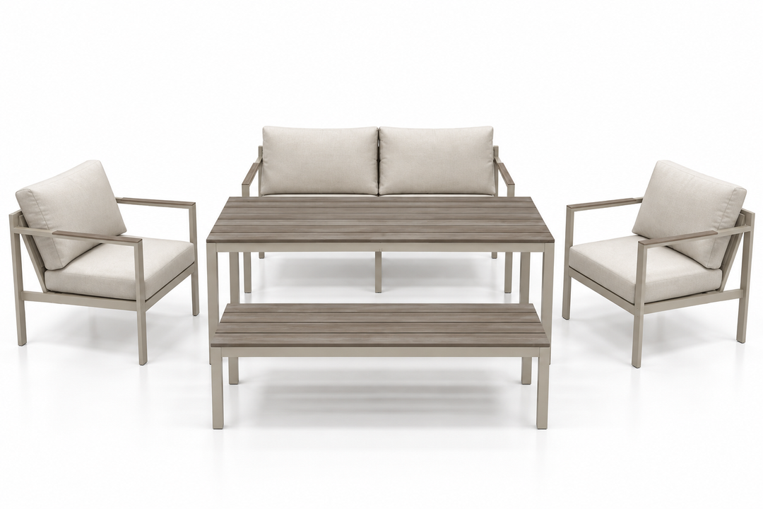 Zante LD and Bench - Cream