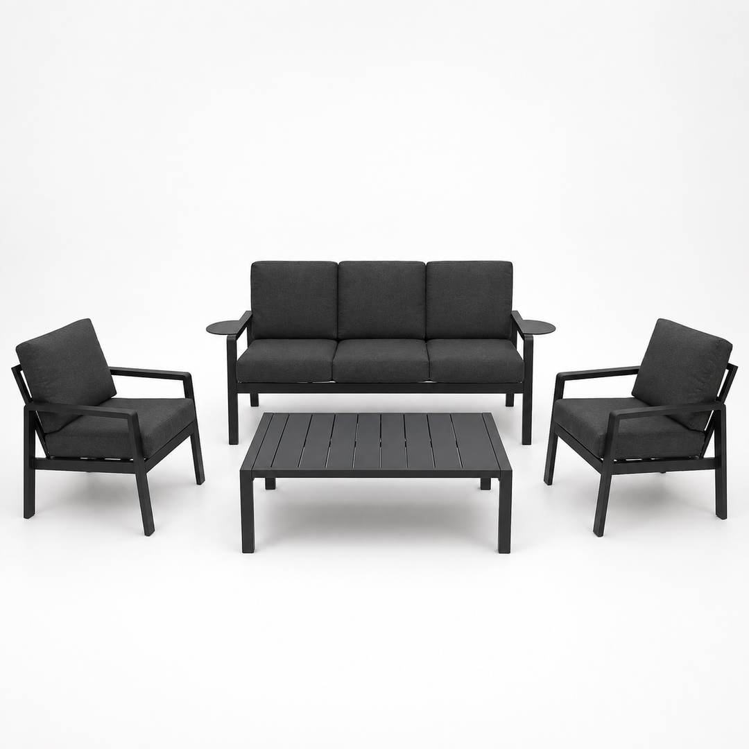 Arlo 4pc Lounge Setting - Grey