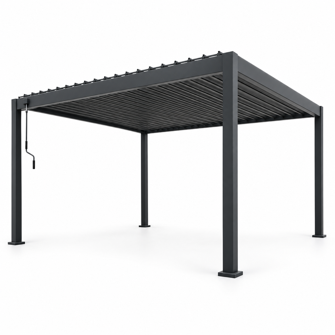 4x3 Aluminium Pergola Grey