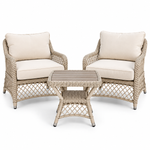 Load image into Gallery viewer, Leyland Natural 3pc Balcony set