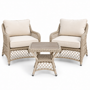 Leyland Natural 3pc Balcony set