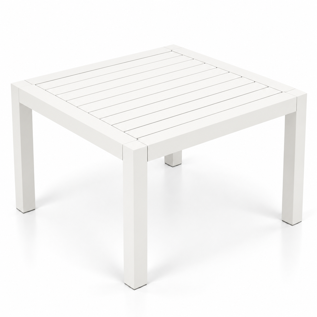 Matzo Square 90x90cm Dining Table - White