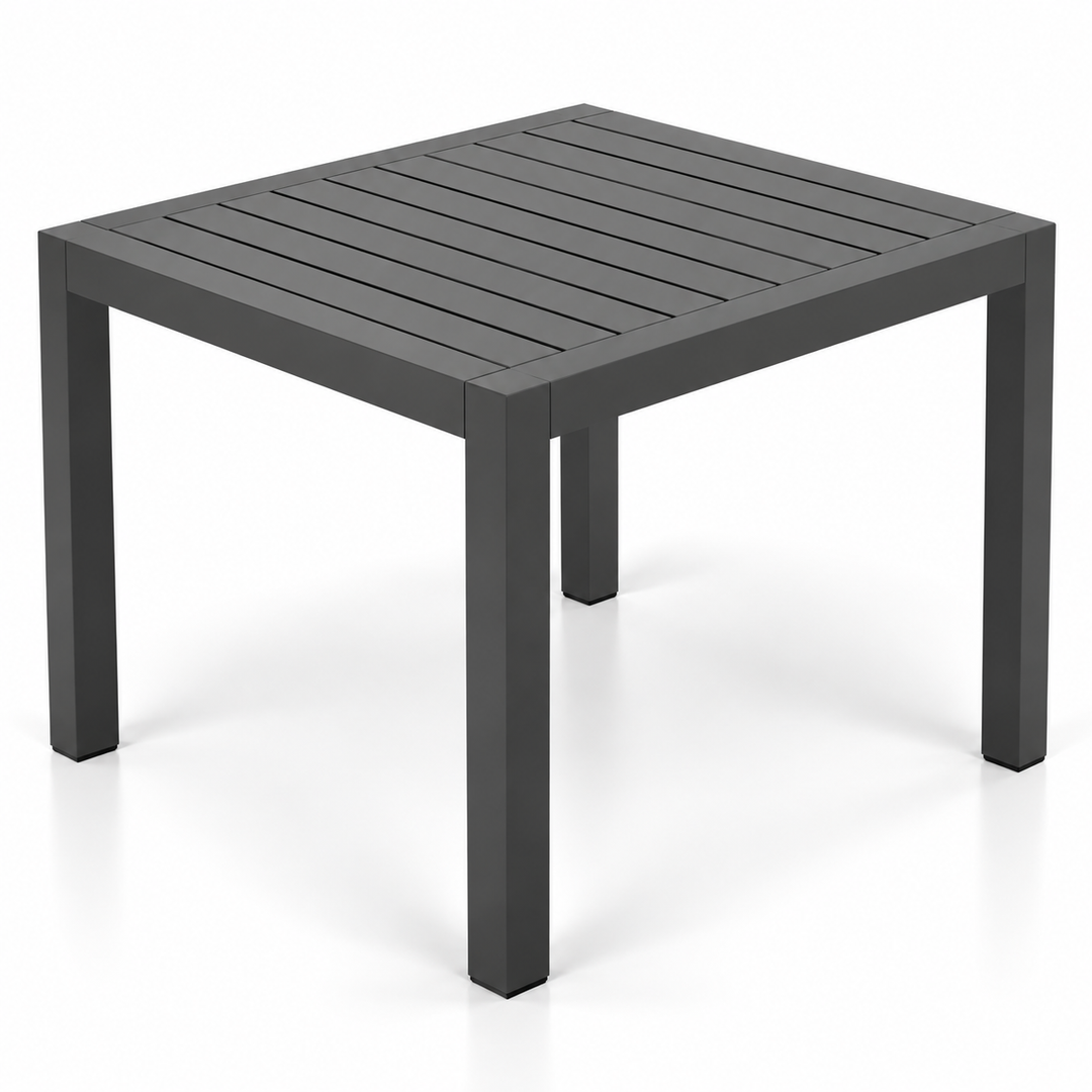 Matzo Square Dining Table 90x90cm - Gunmetal