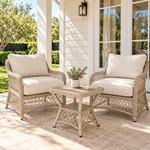 Load image into Gallery viewer, Leyland Natural 3pc Balcony set