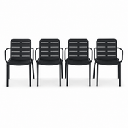 Mariss Dining Chair Set of 4 - Black
