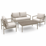 Load image into Gallery viewer, Zante 4pc Lounge Setting - Cream
