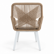 Albenga Steel Dining Chair - Beige